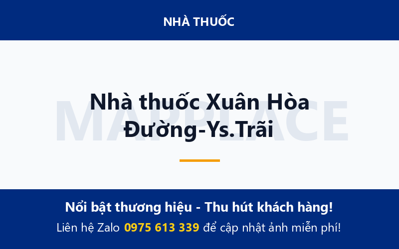 Nhà thuốc Xuân Hòa Đường-Ys.Trãi