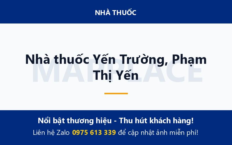 Nhà thuốc Yến Trường, Phạm Thị Yến