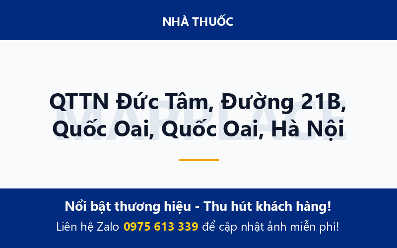 QTTN Đức Tâm, Đường 21B, Quốc Oai, Quốc Oai, Hà Nội