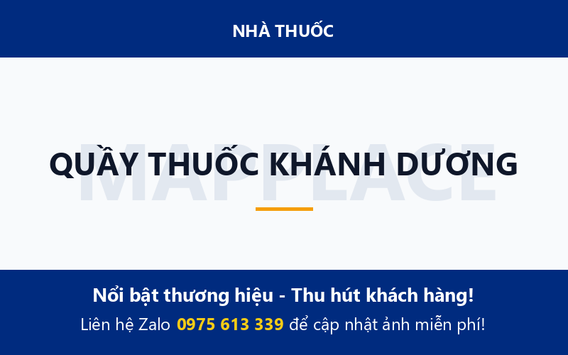 QUẦY THUỐC KHÁNH DƯƠNG