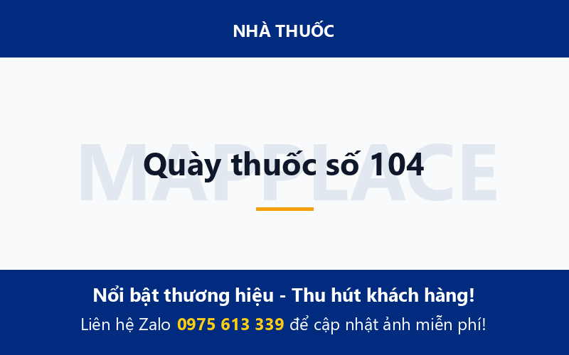 Quày thuốc số 104