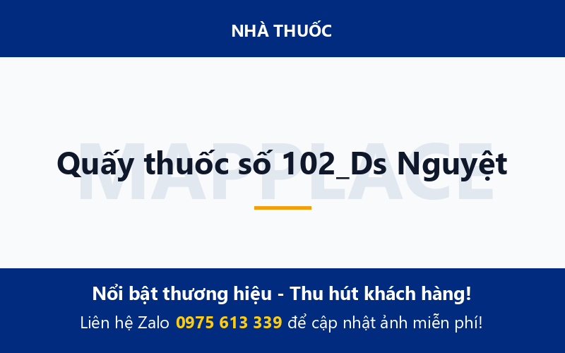 Quấy thuốc số 102_Ds Nguyệt