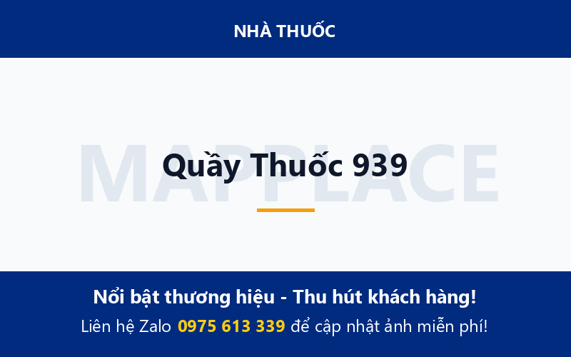 Quầy Thuốc 939