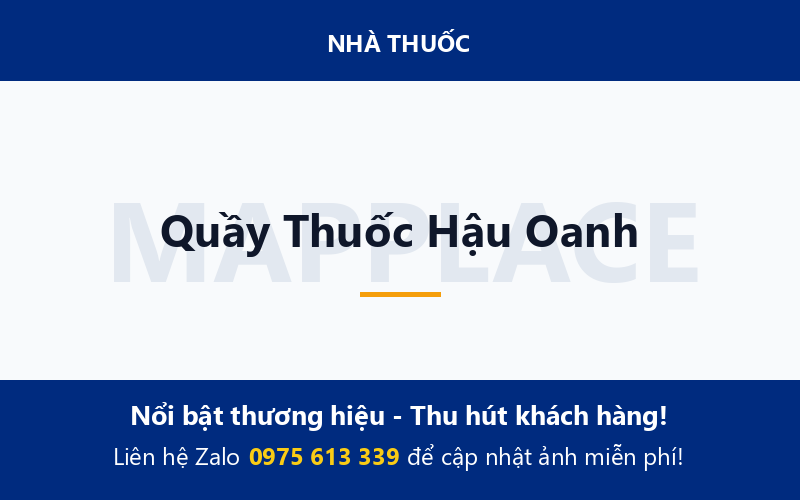 Quầy Thuốc Hậu Oanh