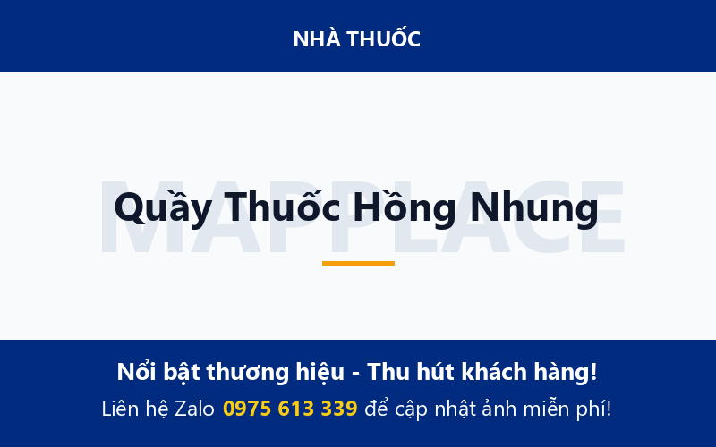 Quầy Thuốc Hồng Nhung