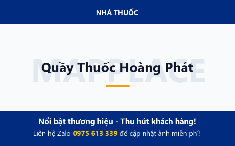 Quầy Thuốc Hoàng Phát
