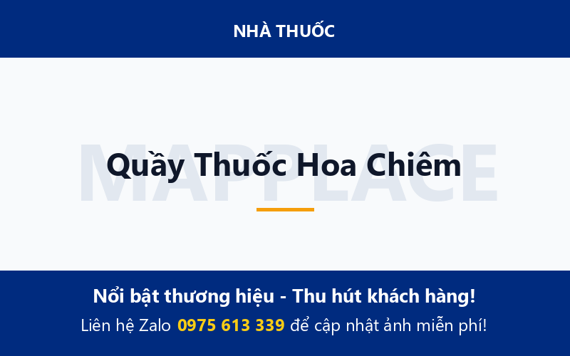 Quầy Thuốc Hoa Chiêm