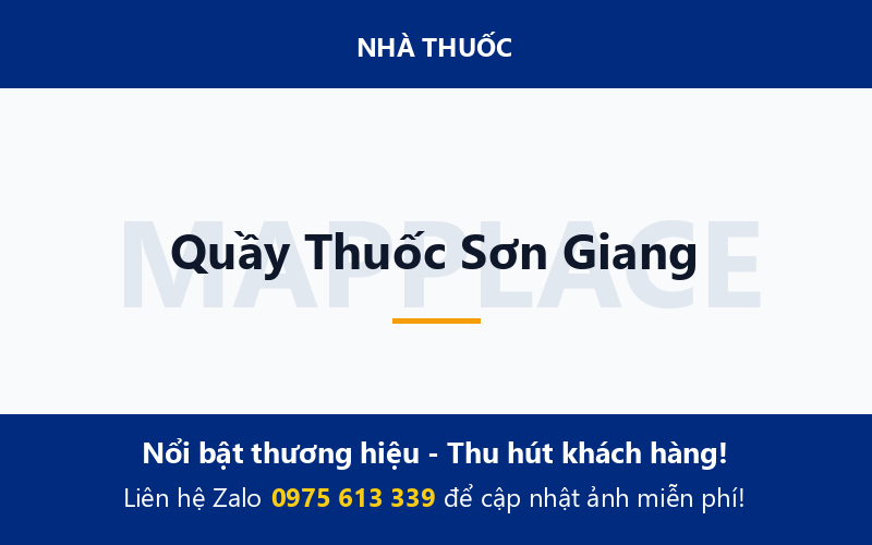 Quầy Thuốc Sơn Giang