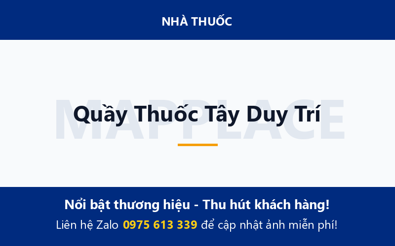 Quầy Thuốc Tây Duy Trí