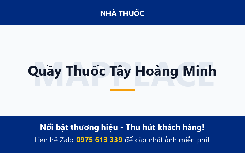 Quầy Thuốc Tây Hoàng Minh