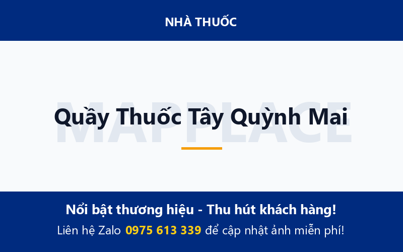 Quầy Thuốc Tây Quỳnh Mai