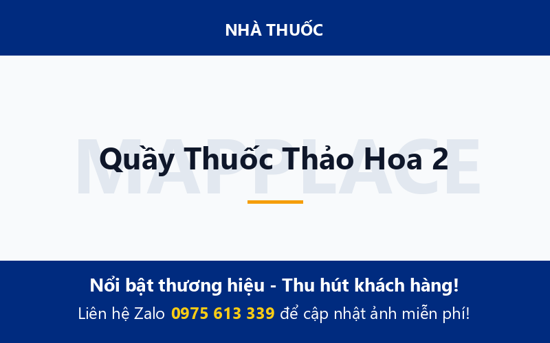 Quầy Thuốc Thảo Hoa 2