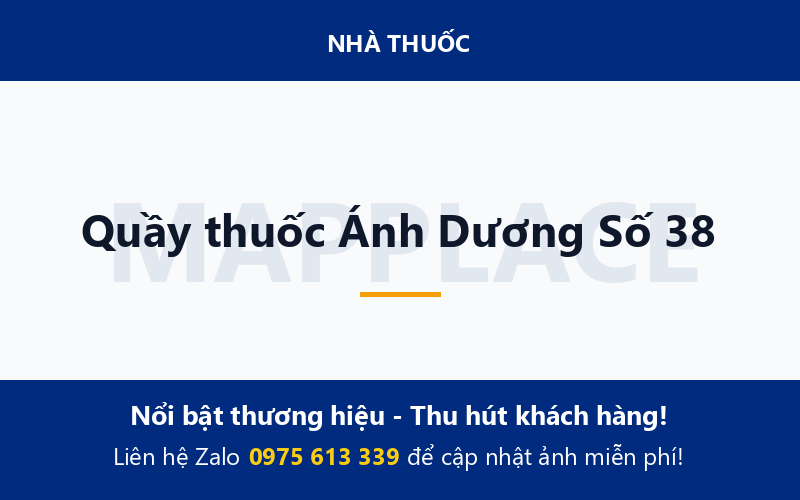 Quầy thuốc Ánh Dương Số 38