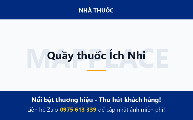 Quầy thuốc Ích Nhi
