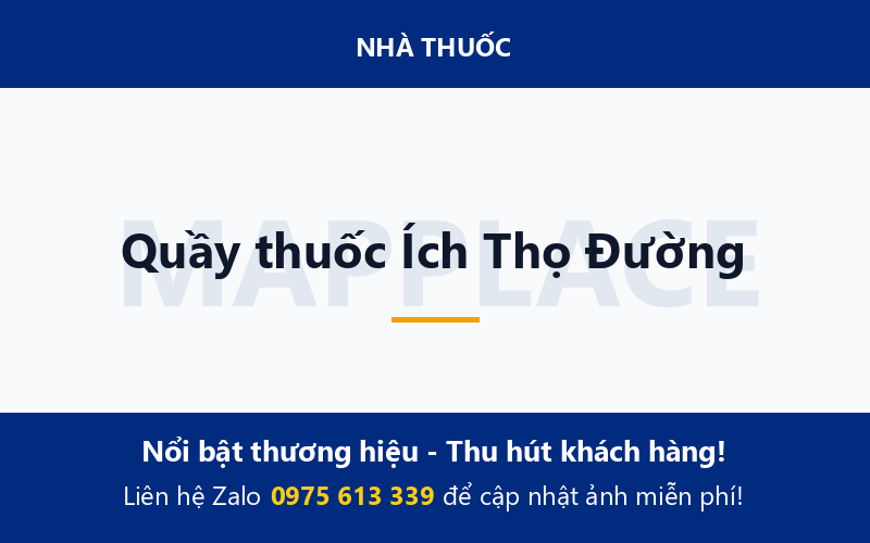 Quầy thuốc Ích Thọ Đường