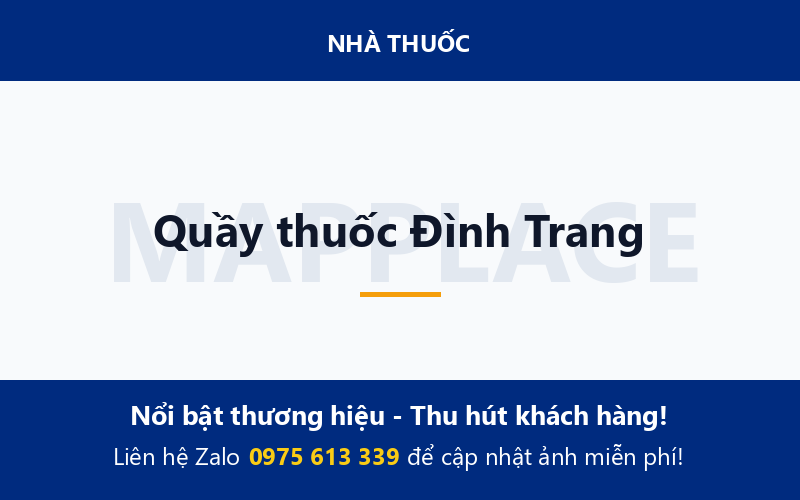 Quầy thuốc Đình Trang