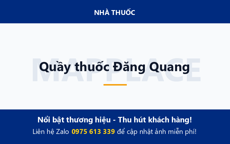 Quầy thuốc Đăng Quang