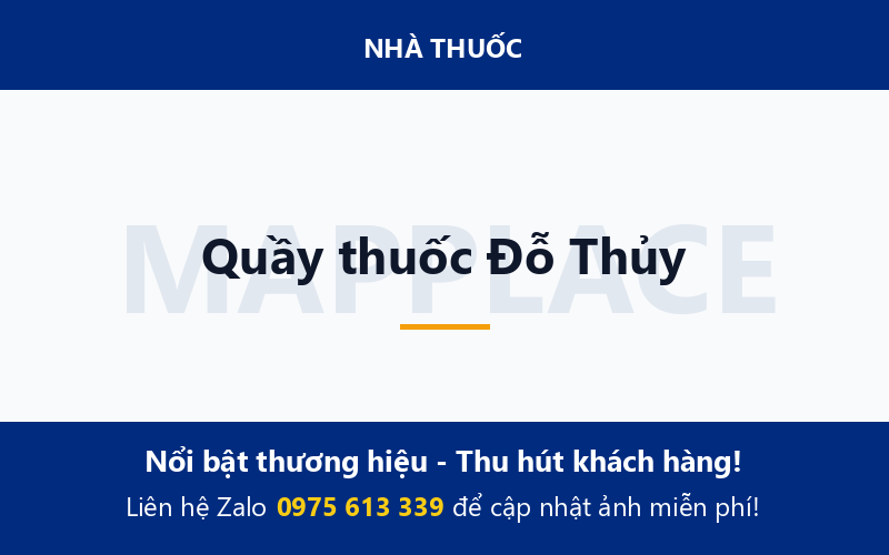 Quầy thuốc Đỗ Thủy