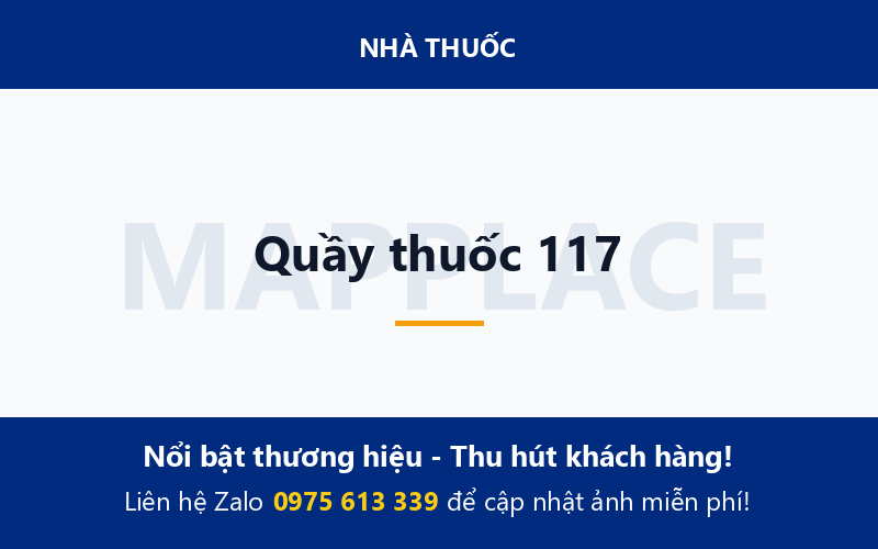 Quầy thuốc 117