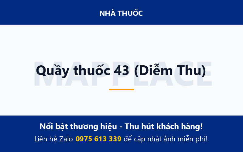 Quầy thuốc 43 (Diễm Thu)