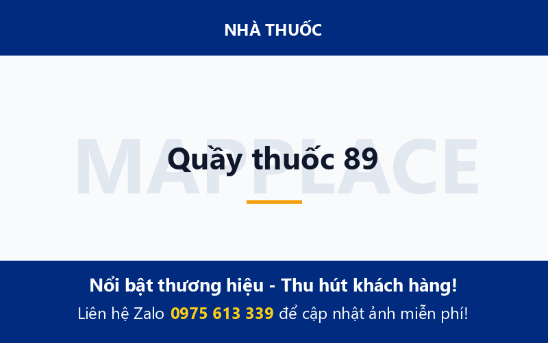 Quầy thuốc 89