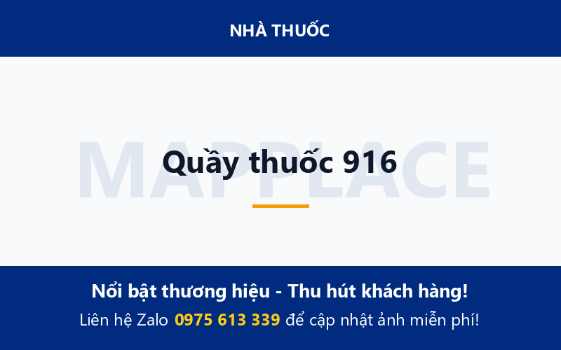 Quầy thuốc 916
