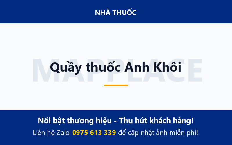 Quầy thuốc Anh Khôi