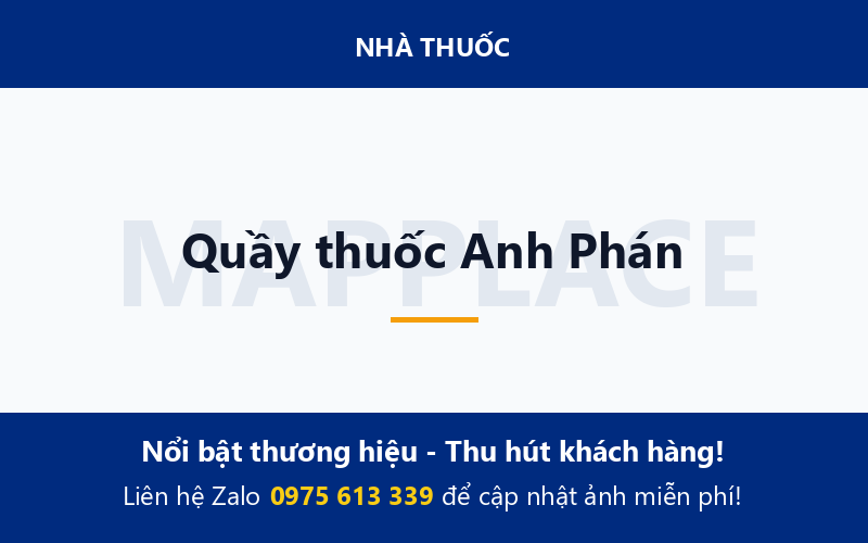 Quầy thuốc Anh Phán