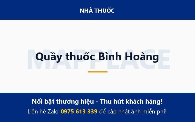 Quầy thuốc Bình Hoàng