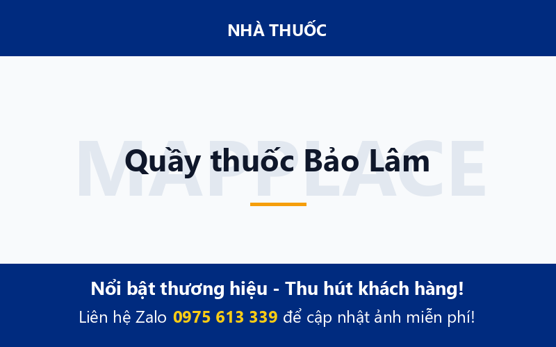Quầy thuốc Bảo Lâm