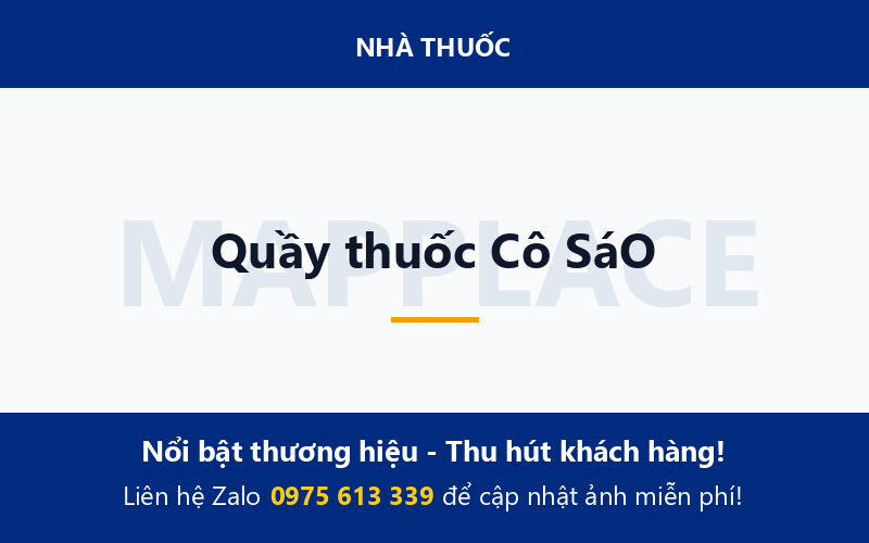 Quầy thuốc Cô SáO