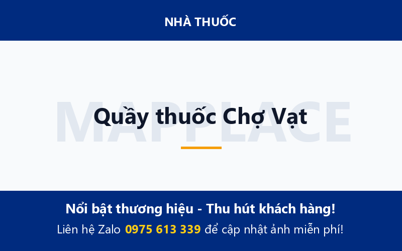 Quầy thuốc Chợ Vạt
