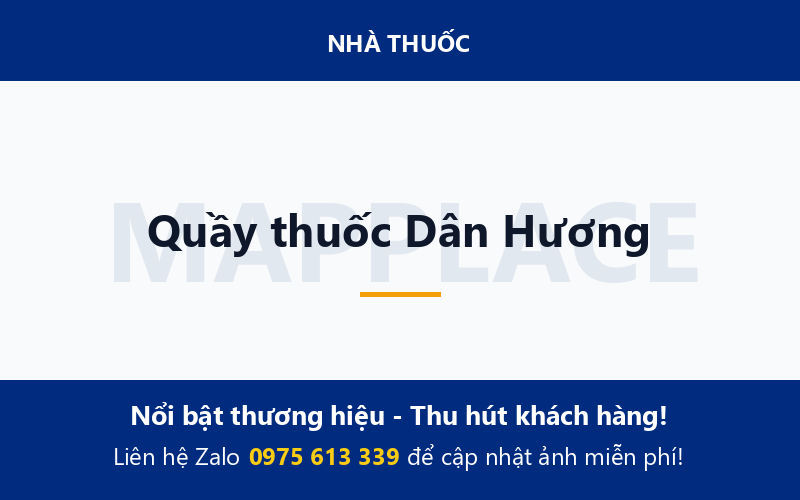 Quầy thuốc Dân Hương