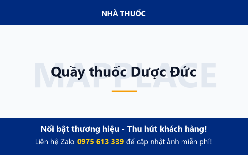 Quầy thuốc Dược Đức