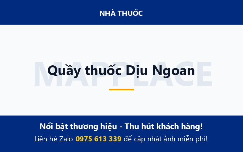 Quầy thuốc Dịu Ngoan