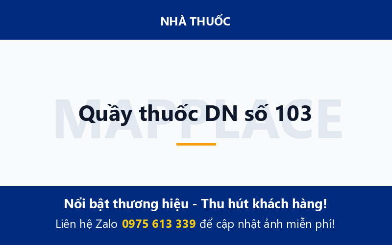 Quầy thuốc DN số 103