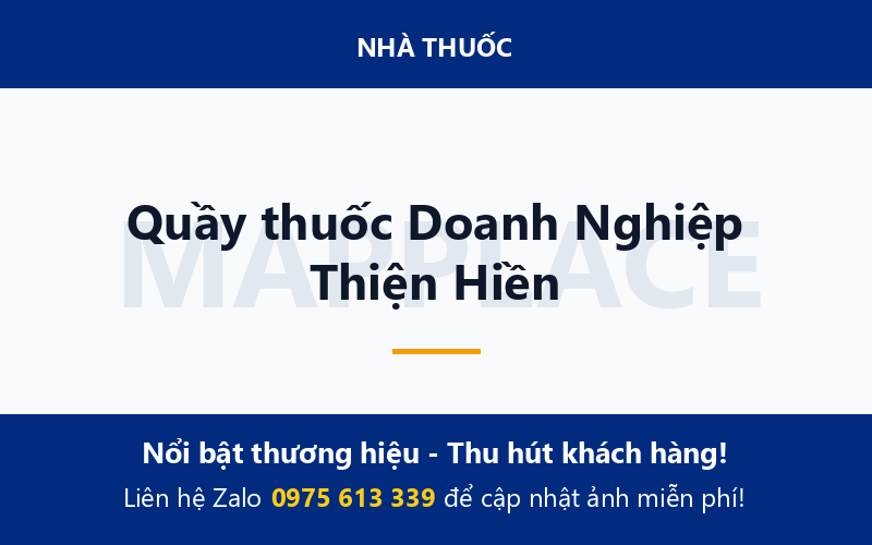 Quầy thuốc Doanh Nghiệp Thiện Hiền