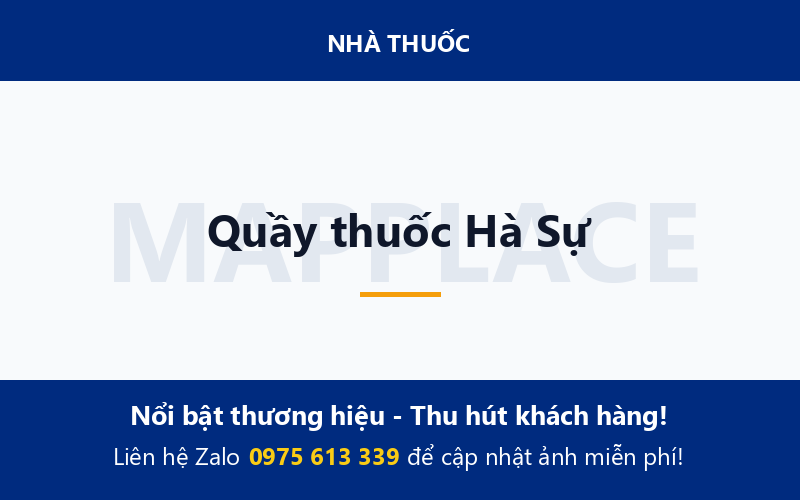 Quầy thuốc Hà Sự