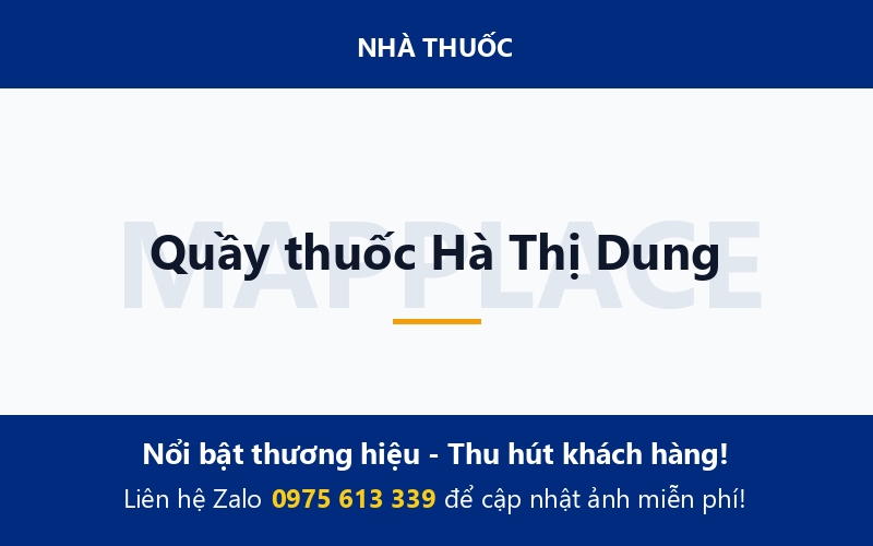Quầy thuốc Hà Thị Dung