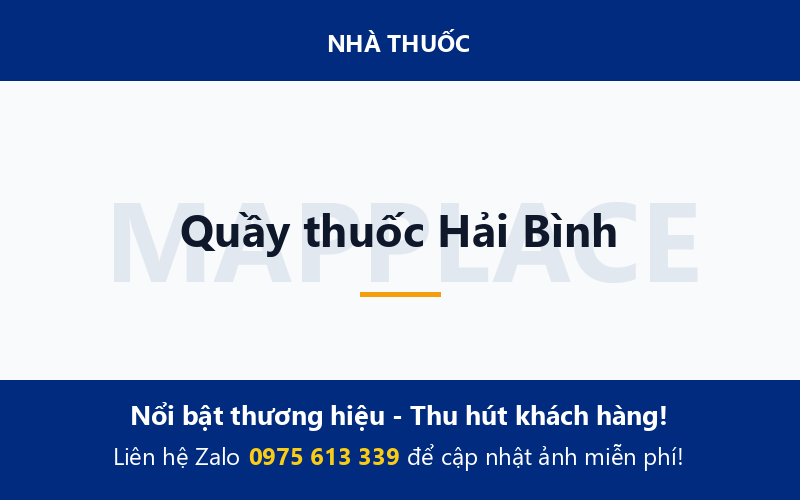 Quầy thuốc Hải Bình