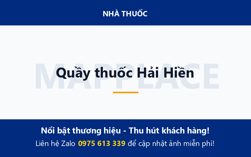Quầy thuốc Hải Hiền