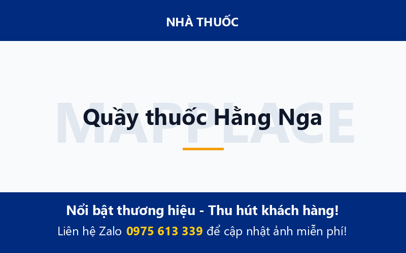 Quầy thuốc Hằng Nga