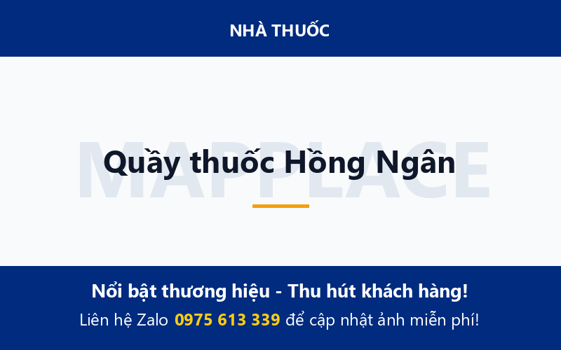 Quầy thuốc Hồng Ngân