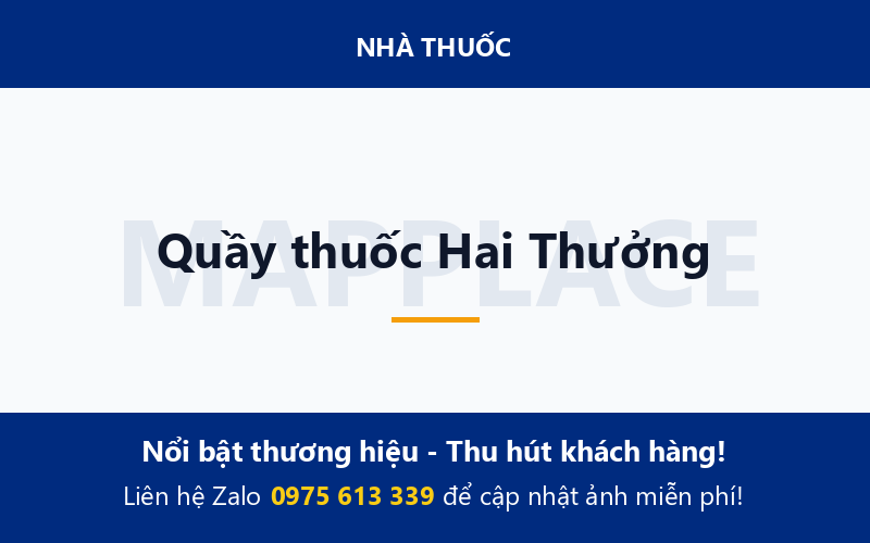 Quầy thuốc Hai Thưởng