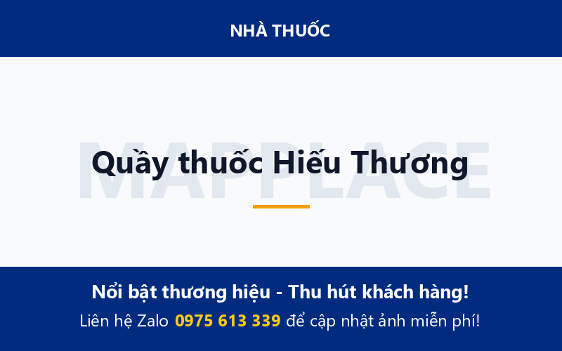 Quầy thuốc Hiếu Thương