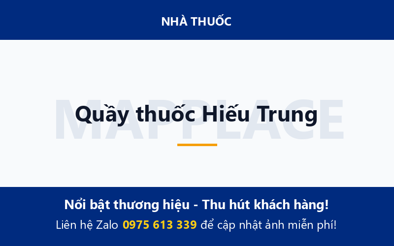Quầy thuốc Hiếu Trung