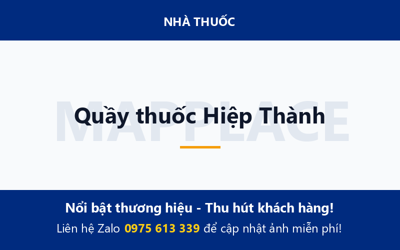 Quầy thuốc Hiệp Thành