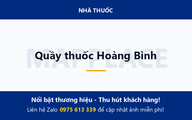Quầy thuốc Hoàng Bình
