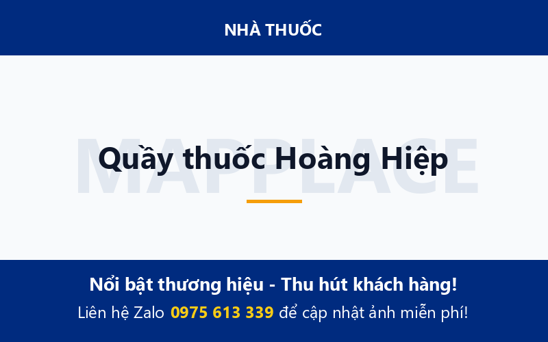 Quầy thuốc Hoàng Hiệp