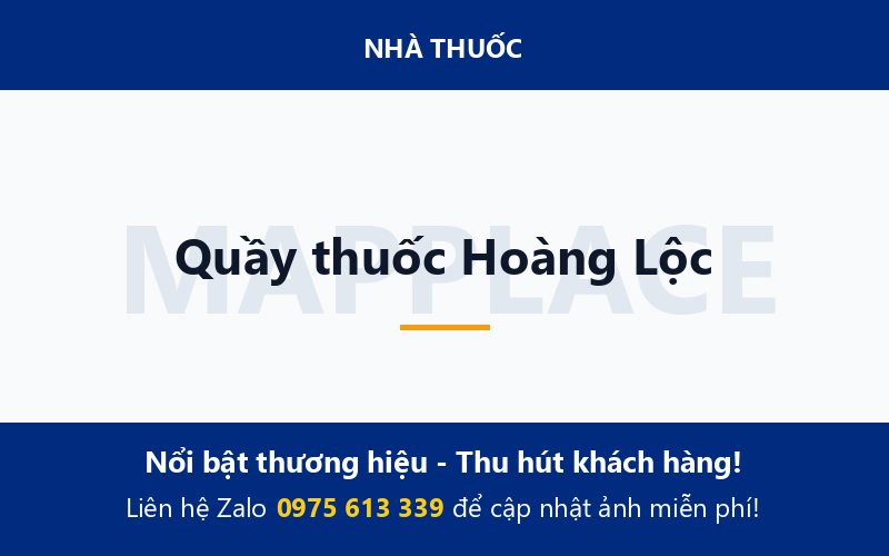 Quầy thuốc Hoàng Lộc